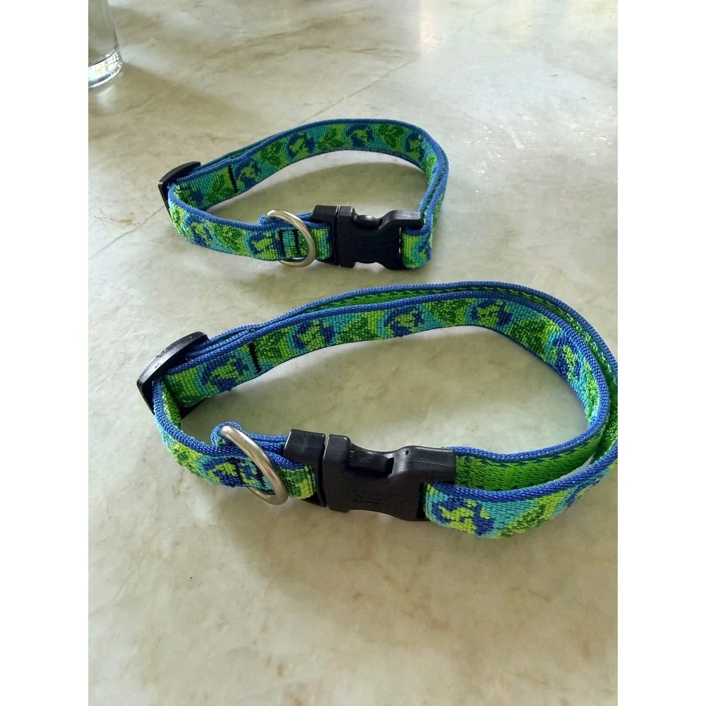 Lupine Pet Dog Collar Earth Day - 3/4 Inch width NWOT 13-22